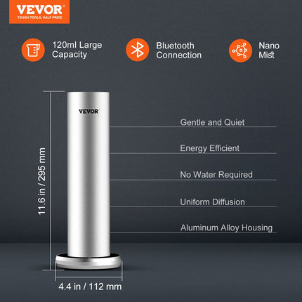 Kvapų difuzorius VEVOR SE8150D-V2.0, 120 ml