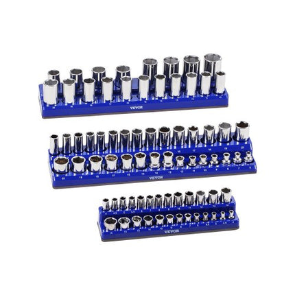 Magnetinių galvučių laikiklių rinkinys VEVOR QJ7333-3pc, 3 dalių, metrinis