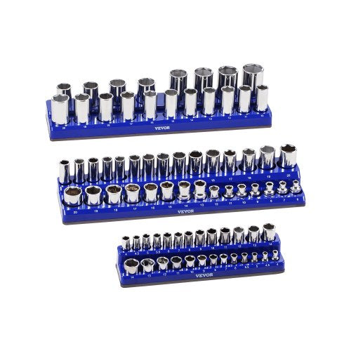 Magnetinių galvučių laikiklių rinkinys VEVOR QJ7333-3pc, 3 dalių, metrinis