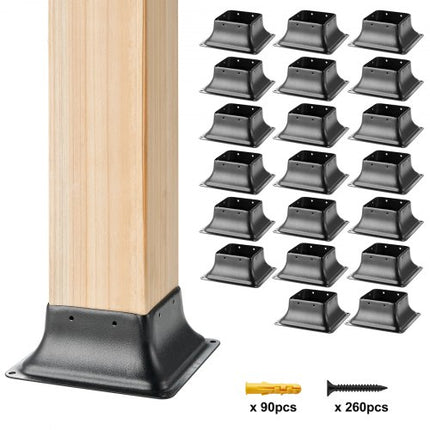 Stulpo pagrindas VEVOR TTLZ-4in-20, 91x91 mm, 20 vnt.