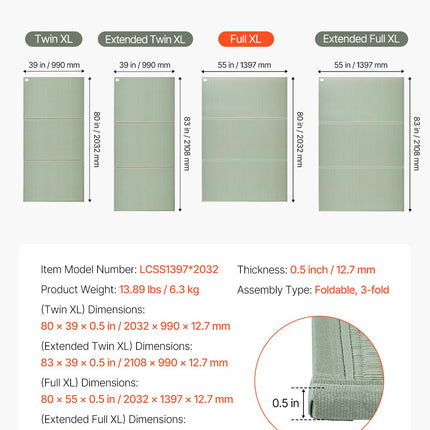 Japoniškas tatamis VEVOR LCSS1397*2032, 203x140 cm