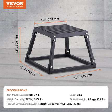 Plyometrinė platforma VEVOR SS-B-12, 30,5 cm aukščio