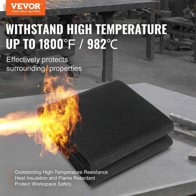 Anglies pluošto suvirinimo antklodė VEVOR XU-2303, 982°C