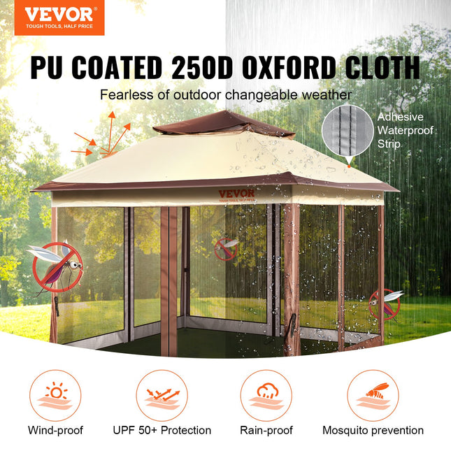 Sodo pavėsinė VEVOR AF101, 3,3 x 3,3 m