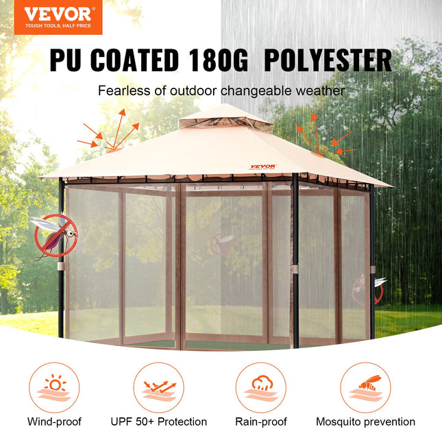 Lauko pavėsinė VEVOR KD-TY013, 3 x 3 m