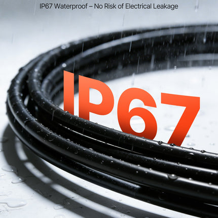 Saulės baterijų laidų rinkinys VEVOR 10AWG-Red/Black-L=15.2M, 15,24 m, 6 mm²