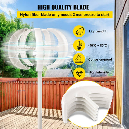 Vėjo turbina VEVOR 600W 12V, vertikali