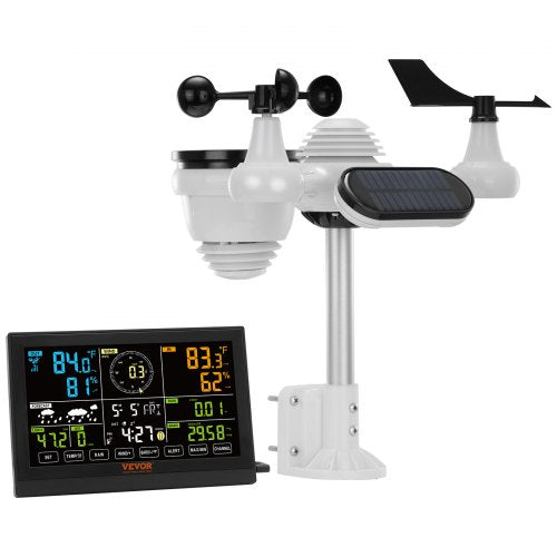 Belaidė meteorologinė stotelė VEVOR YT60231, 7-in-1 jutiklis
