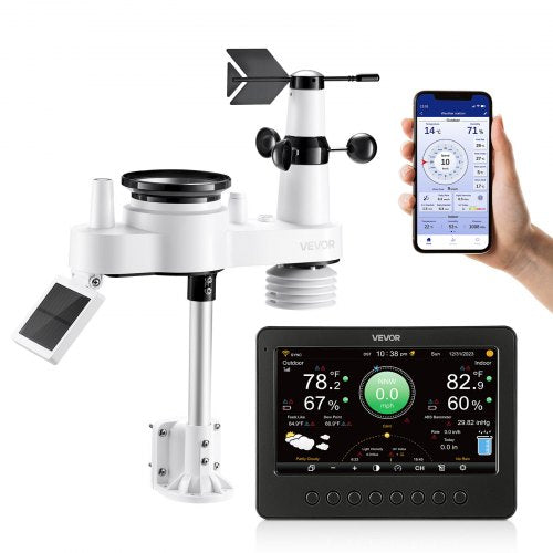 Išmanioji orų stotelė VEVOR YT60311, 7-in-1 jutiklis