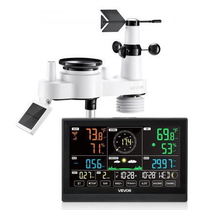 Belaidė meteorologinė stotelė VEVOR YT60309, 7,5 colių VA ekranas