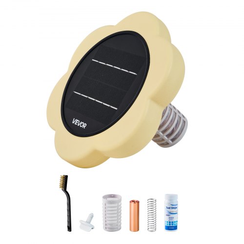 Saulės energija varomas baseino jonizatorius VEVOR GY-1004, iki 170 343 l