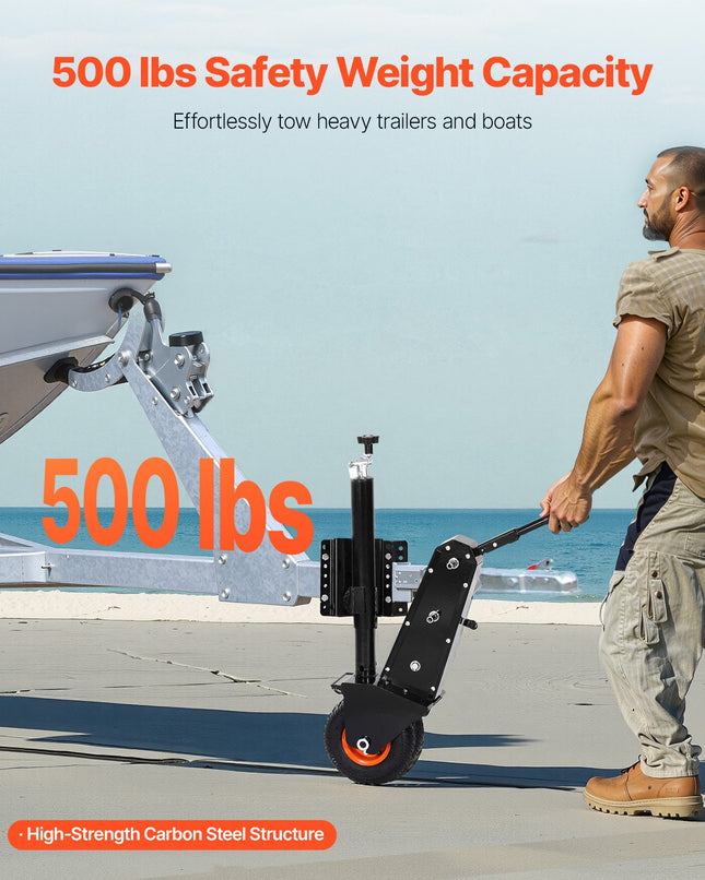 Priekabos perstūmimo vežimėlis VEVOR QYC500-WB, 227 kg keliamoji galia