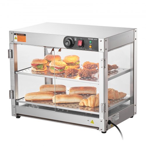 Maisto šildymo vitrina VEVOR NB-02, 800W