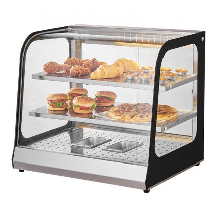 Maisto šildymo vitrina VEVOR SC-F802, 111 l
