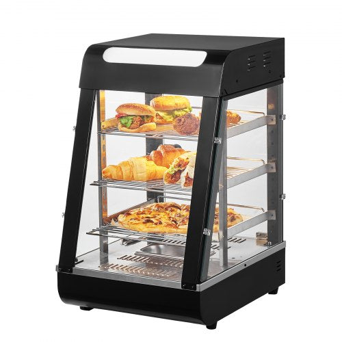 Maisto šildymo vitrina VEVOR SC-CJ-60S, 1000W