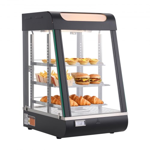 Maisto šildymo vitrina VEVOR NB-604, 800W