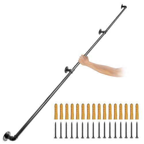Laiptų turėklas VEVOR VV-GYGFS-HS11YC, 335,3 cm