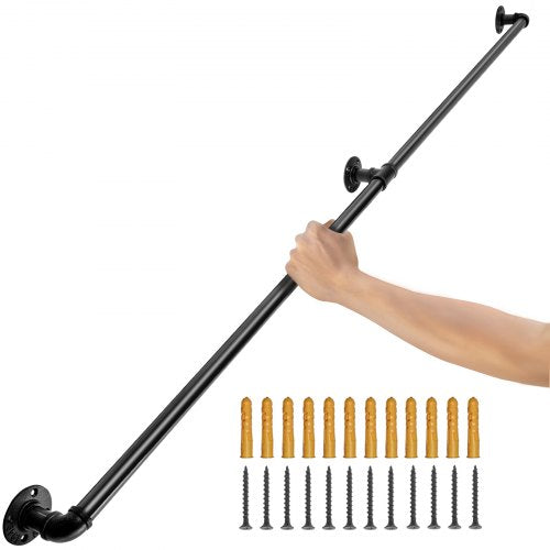Laiptų turėklas VEVOR VV-GYGFS-HS5YC, 152,4 cm