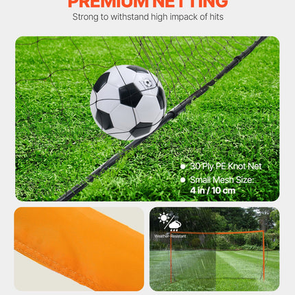 Nešiojami futbolo vartai VEVOR SSJ12X6, 366 x 183 cm