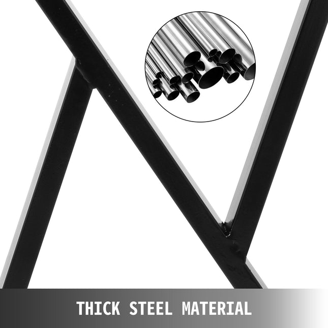 Metalinės stalo kojos VEVOR Zig Zag, 800 kg apkrova
