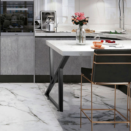 Metalinės stalo kojos VEVOR Zig Zag, 71 cm aukščio