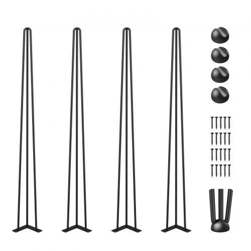 Hairpin tipo stalo kojos VEVOR, 91,4 cm aukščio