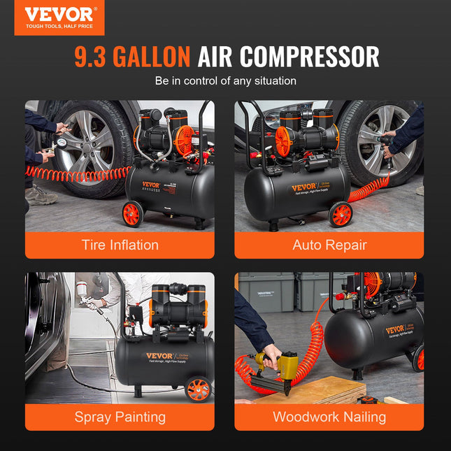 Oro kompresorius VEVOR 35,2 L, 1800 W