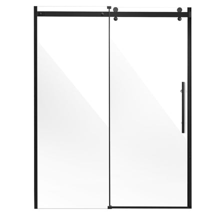 Berėmės stumdomos dušo durys VEVOR CNH-PF-S721A MB, 147-150 x 190 cm