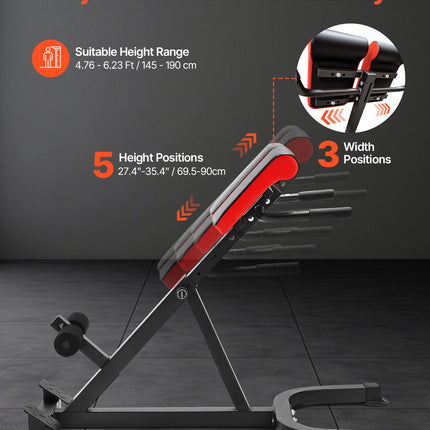 Nugaros tiesimo suolelis VEVOR SJ1015, 136 kg apkrova