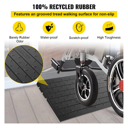 Guminė slenksčio rampa VEVOR WFSLYPD-3YC XJPD DGXC, 7,5 cm aukščio