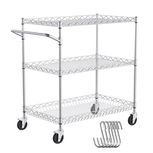 Virtuvinis vežimėlis VEVOR TR301832B3CW, 300 kg apkrova