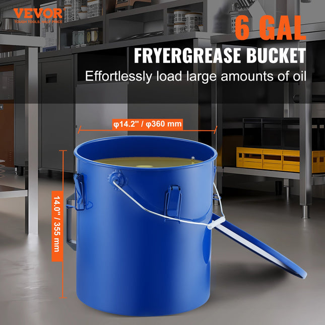 Aliejaus surinkimo talpa VEVOR GLB-6GAL, 22,7 l