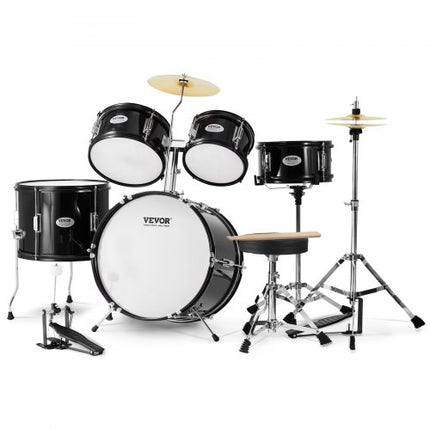 Būgnų komplektas vaikams VEVOR SH-002-BK, 5 dalių