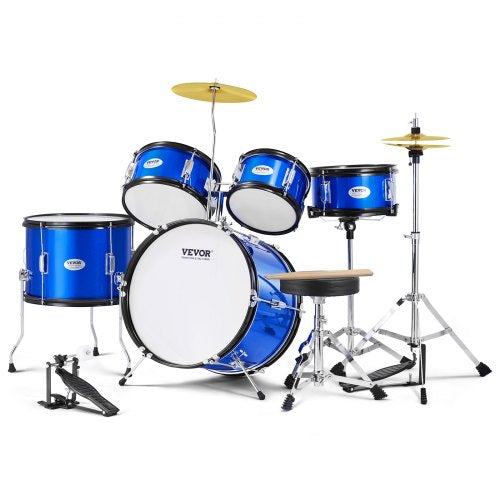 Vaikiškas būgnų komplektas VEVOR SH-002-BL, 16 colių