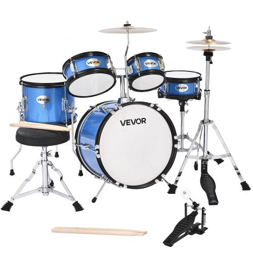 Vaikiškas būgnų komplektas VEVOR SH-004-BL-A, 5 dalių