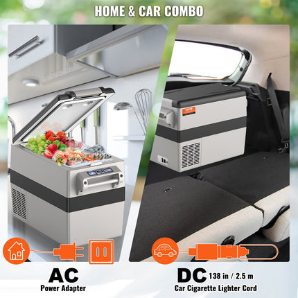 Automobilinis šaldytuvas VEVOR BCD52, 52 l talpos