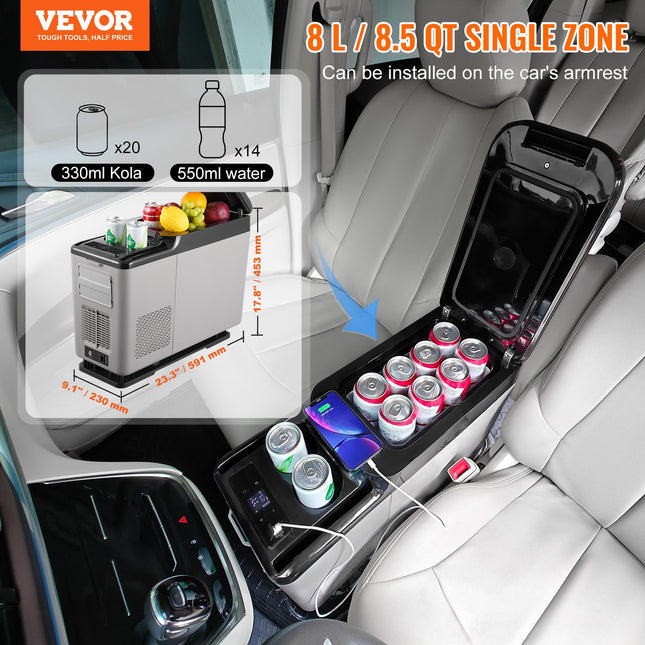 Automobilinis šaldytuvas VEVOR CF15, 15 l talpos