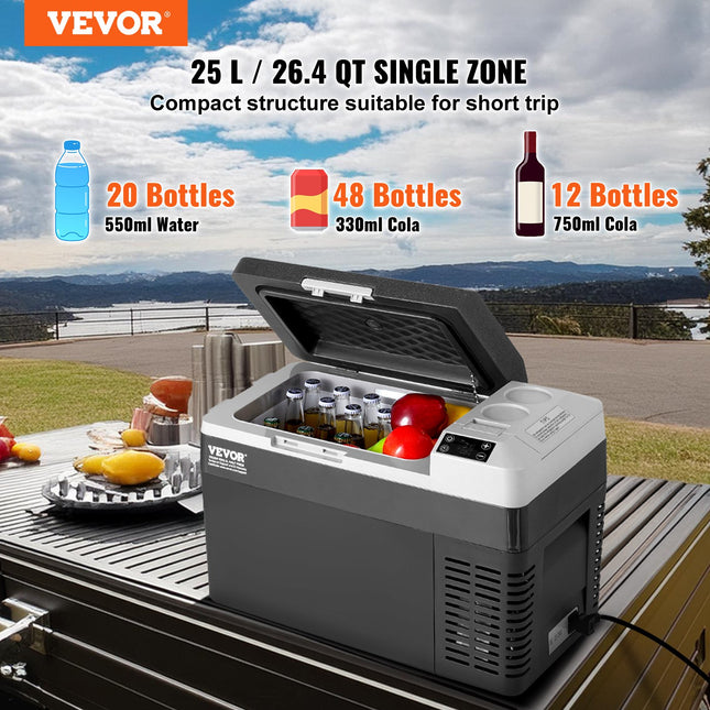 Nešiojamas automobilinis šaldytuvas VEVOR J25, 25 l talpos
