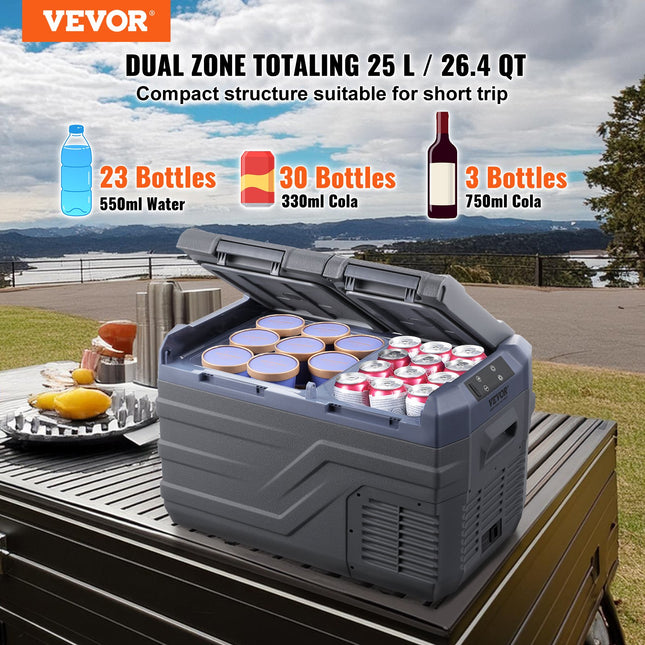 Automobilinis šaldytuvas VEVOR NLD35, 25 L talpa