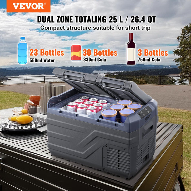 Automobilinis šaldytuvas VEVOR NLS35, 25 L