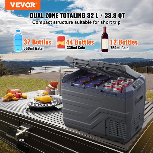 Automobilinis šaldytuvas VEVOR NLD45, 32 l