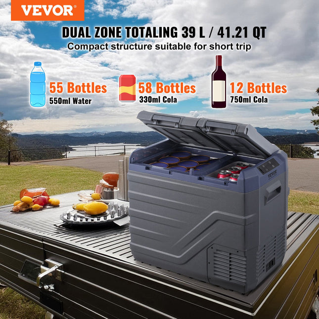 Automobilinis šaldytuvas VEVOR NLD55, 39 l talpos