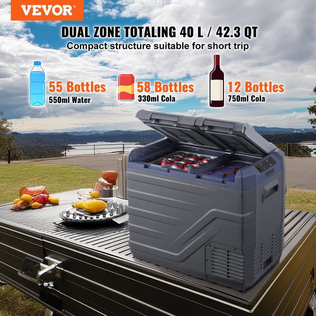 Nešiojamas automobilinis šaldytuvas VEVOR NLS55, 40 l