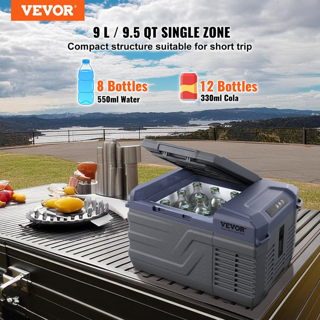 Automobilinis šaldytuvas VEVOR NL9, 9 l talpos