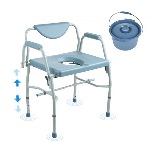 Tualeto kėdė VEVOR FBL740135, 453 kg keliamoji galia