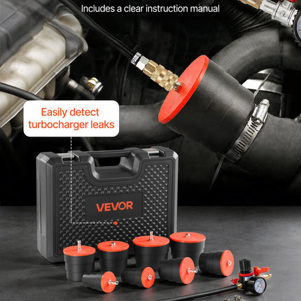 Turbo sistemos sandarumo testeris VEVOR XC0150, 0-80 PSI