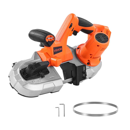 Nešiojamas juostinis pjūklas VEVOR BW2110, 65 mm pjovimo gylis.