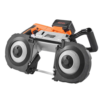 Akumuliatorinis juostinis pjūklas VEVOR BW2111, 127 mm pjovimo gylis