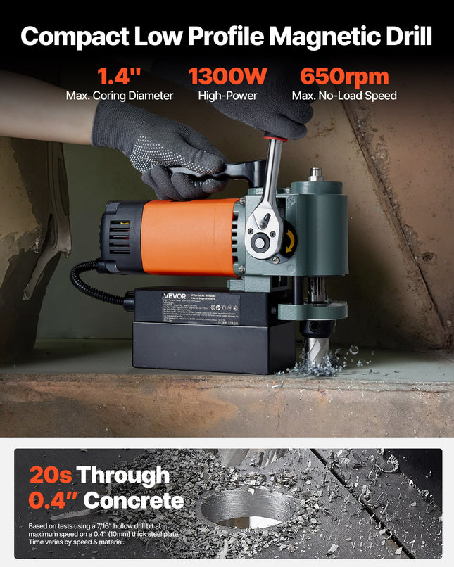 Magnetinis gręžtuvas VEVOR 8840E, 1300 W
