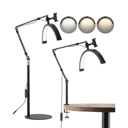 Pusmėnulio formos LED lempa VEVOR HD-M2X, 20W
